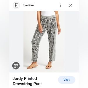 Michael Stars- Jordy Printed drawstring pant in Small